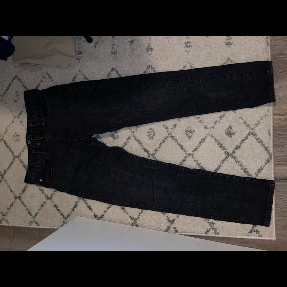 Men’s Gap Slim Taper Black Jeans 30x30